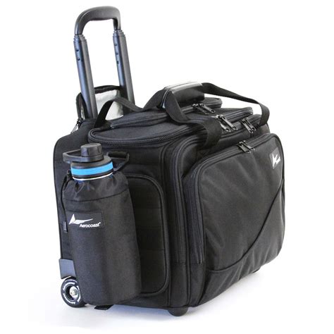 pilot flight bag with wheels